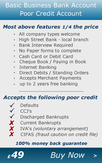 Business Bank Account - Guaranteed Basic Bank Account